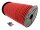 Expanderseil mit PE Mantel in Rot + Würgeklemmen 6mm 10m 10 Stück